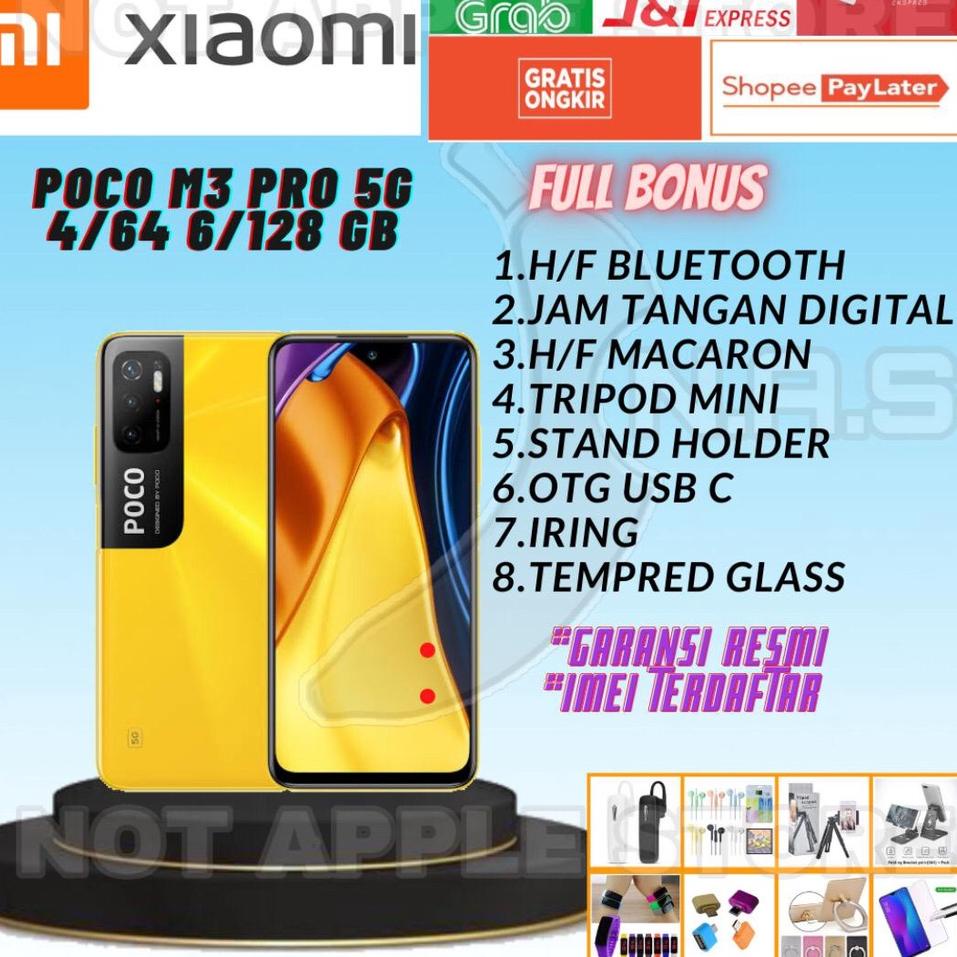 Get It Now--XIAOMI POCO M3 PRO 5G RAM 4/64GB 6/128GB NEW BARU GARANSI RESMI