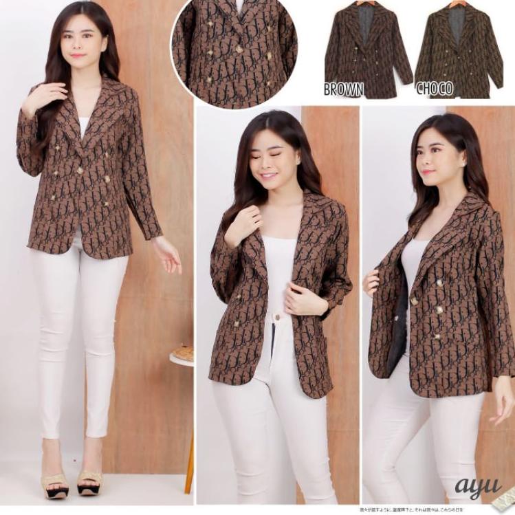 Tren Kekinian.. (1) Blazer Import Dior Cotton Bangkok