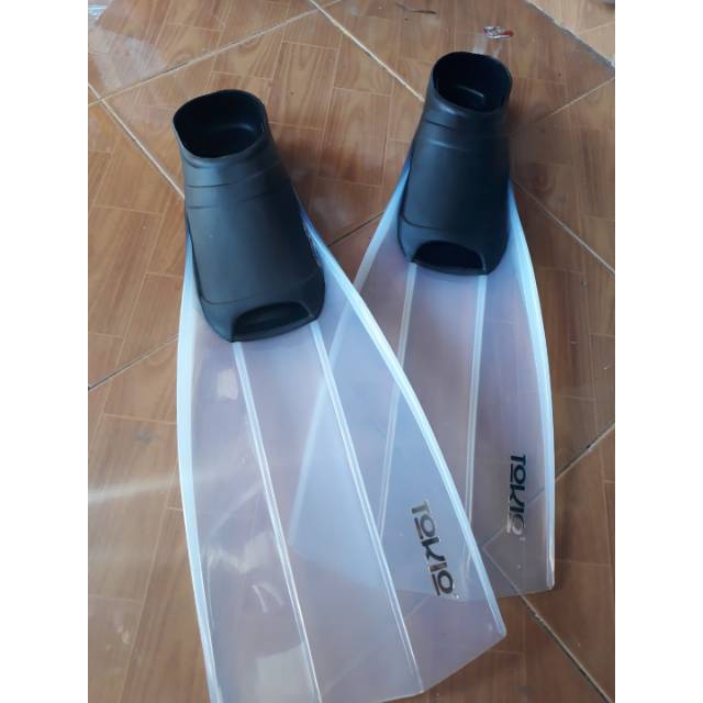 Diving fins kaki katal tokio ukuran L