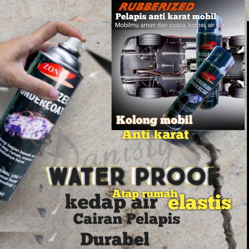 Ruberized sealent waterproof pelapis kedap air ANTI BOCOR REMBES anti karat SPRAY 500ML