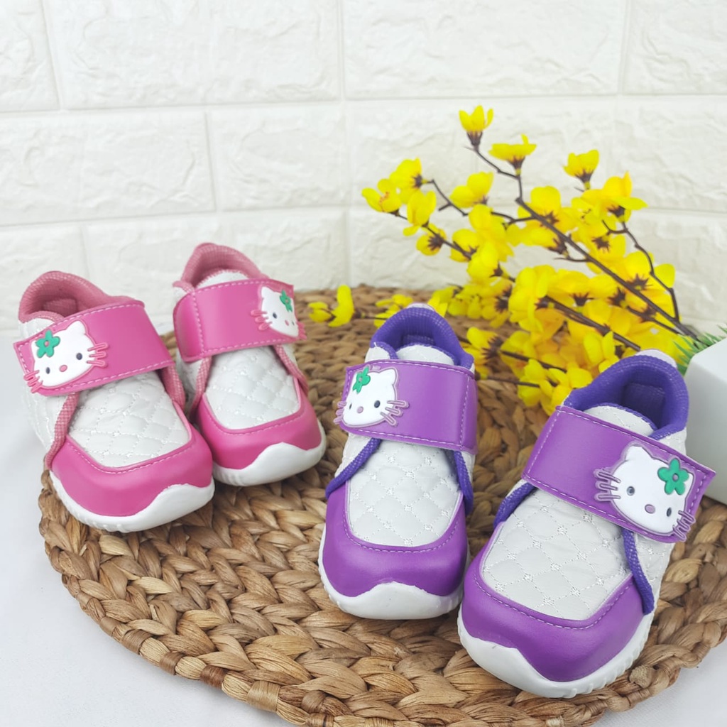 mandirishoesstore-SEPATU SNEAKER KARAKTER KARTUN KUCING ANAK PEREMPUAN 1-3 THN CAY18