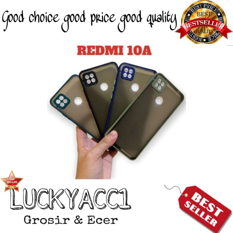 LC -My Choice Redmi 10A softcase Aero Dove + pelindung kamera my choice Redmi 10A softcase bumper Ca