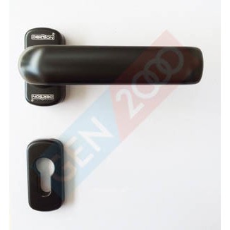 Handel Pintu Coating Dekkson LHR 0816 Door Lever Handle Pintu Roses 816 Dekson Coklat Hitam Putih