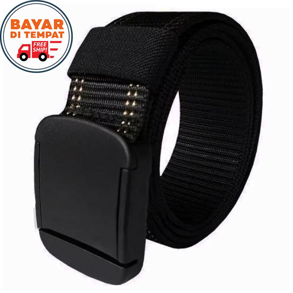 Free Shipping - Ikat Pinggang Bandara B0570 Material Kepala Gesper Bahan Plastik ABS Anti Metal Detector Gesper Pria Gesper Import Ikat Pinggang Pria Gesper Tactical Militer Original