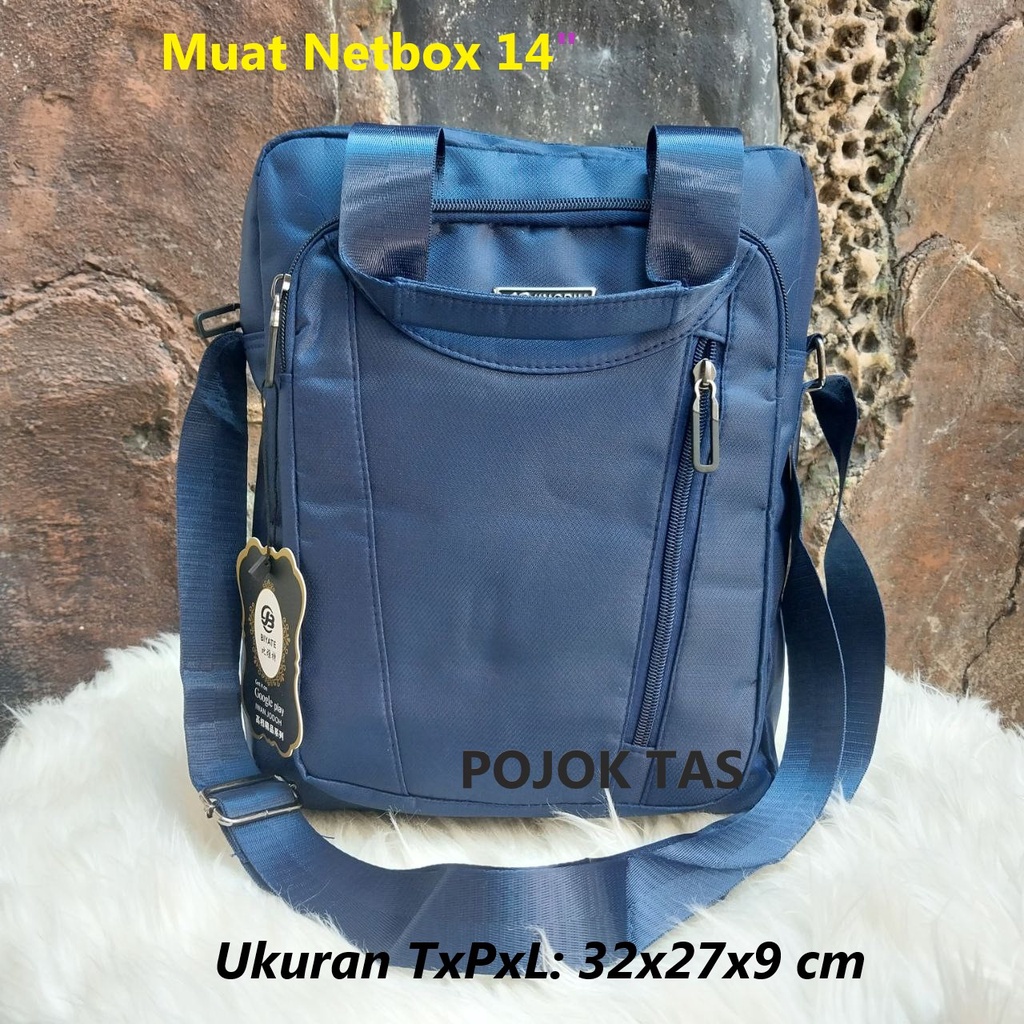 Tas Kerja Laki Pria Tas Slempang Samping Keren Tas Kuliah Cowok Import Murah