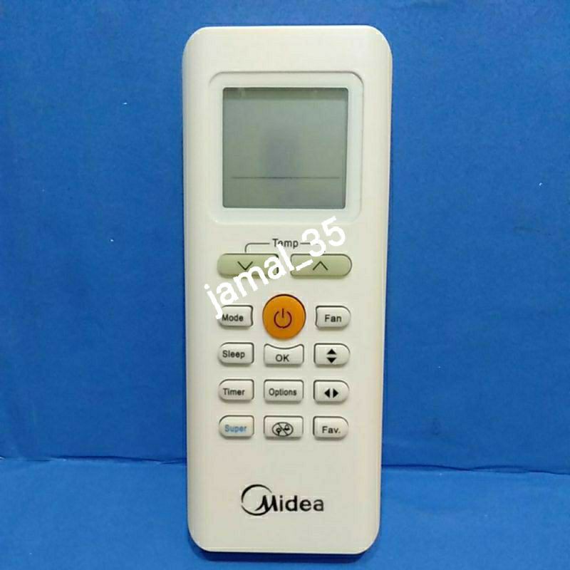 REMOTE REMOT AC MIDEA RG70A/BGEF