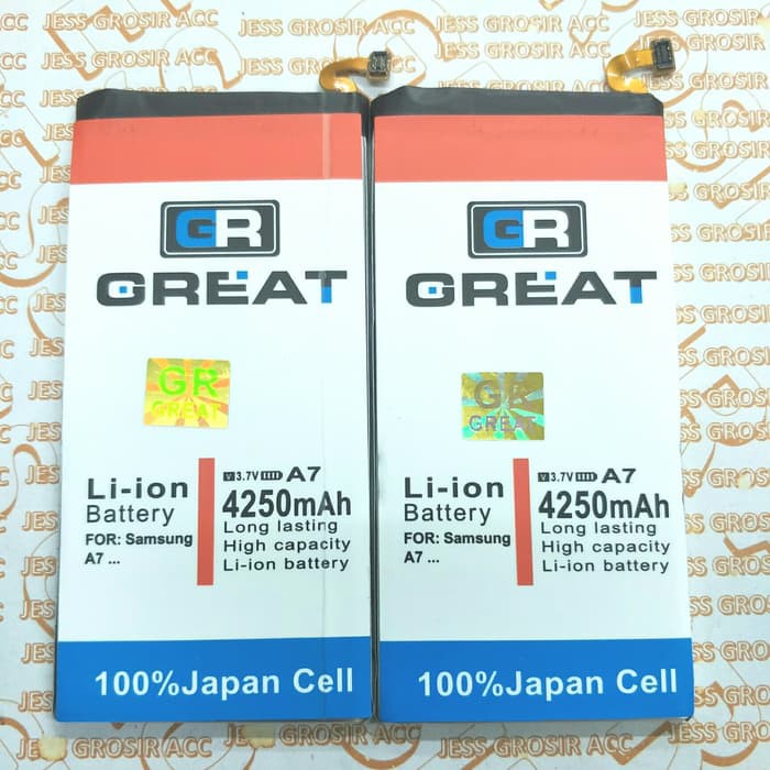 Baterai Battery GREAT Double Power SAMSUNG Galaxy A7 2015 A700 EB-BA700ABE