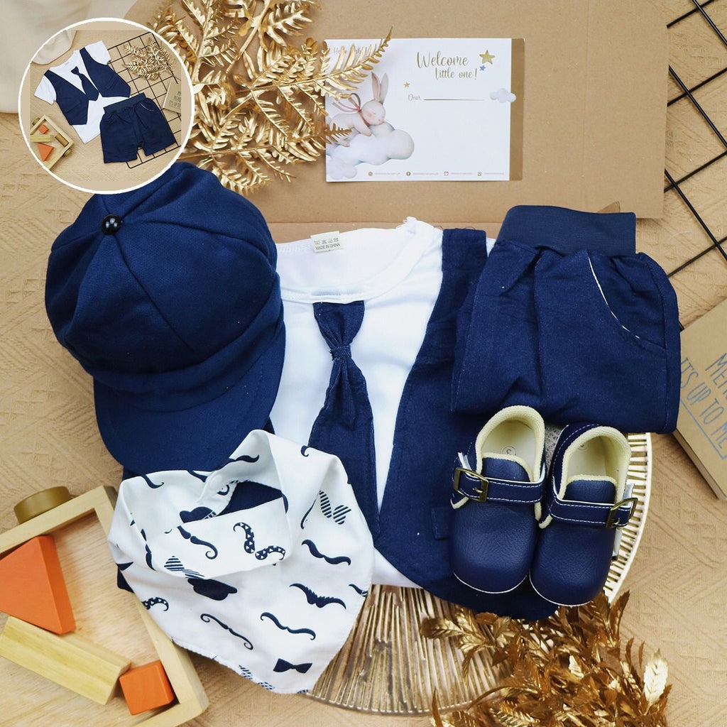 BARU! LIO049 Boys Baby Hampers 0-12 months/ Hampers bayi newborn/ Kado bayi/ baby boys gift set