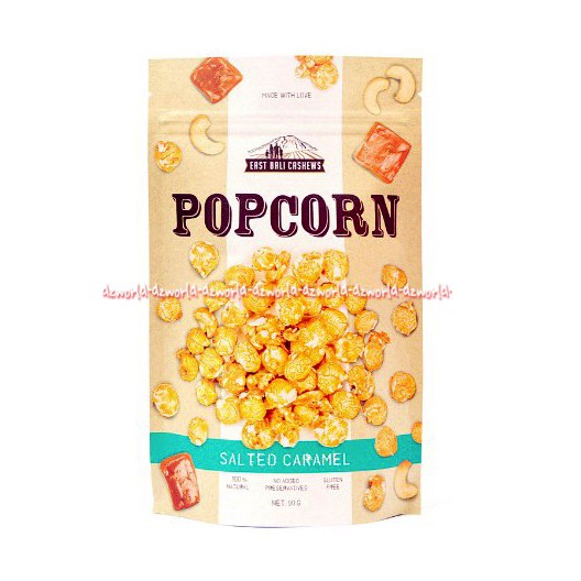 East Bali Cashew BC Pop Corn 90gr Popcorn Bebas Gluten Gula Pemanis