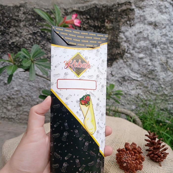 

nh201dd Dus Kebab Box Kebab Tortila Besar Fullcolour Ds201Fs