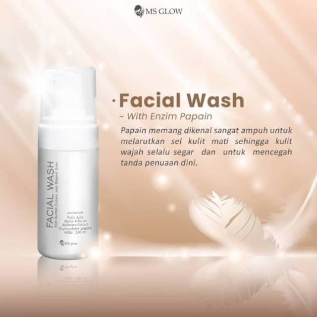 LT- [150GR] FACIAL WASH MS GLOW ( BPOM )