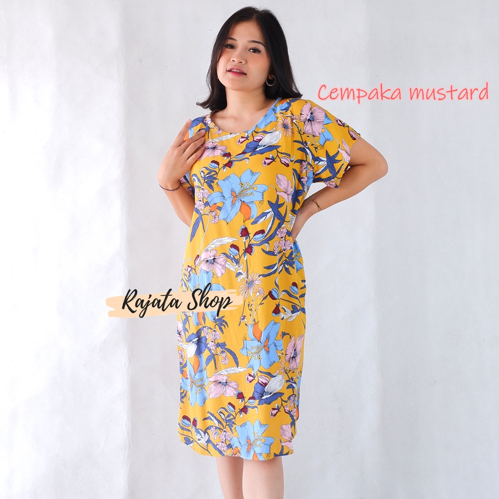 Daster Bali Dress Bali-DST CEMPAKA MUSTARD