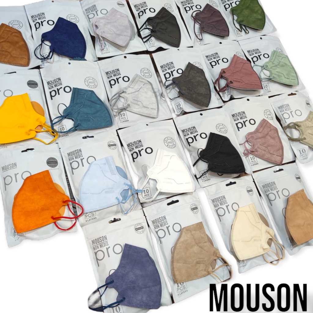 PRO KN95 MOUSON 5PLY - MASKER KN95 NEW KOREA DESIGN MOUSON PRO 5PLY ( LIKE AER )