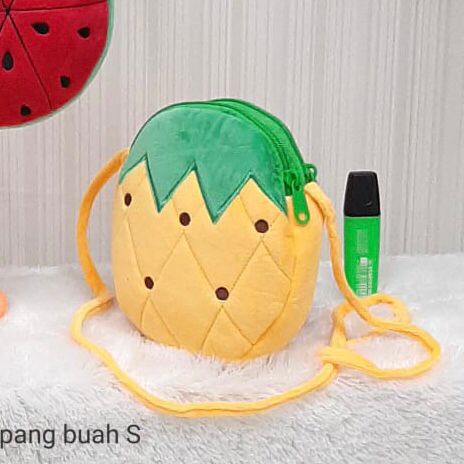 Tas Slempang Buah Ukuran S Nanas Jeruk Semangka Fruit