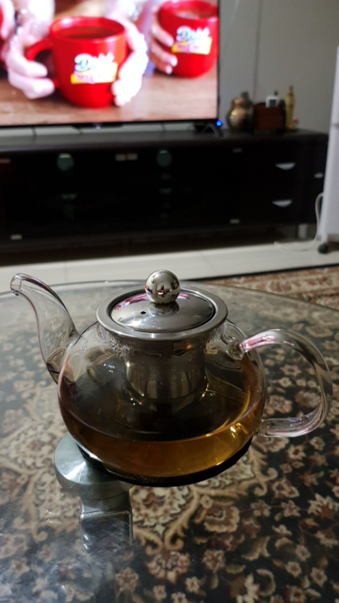 Teko Teh Infuser 400ml Dan 600ml / Tea Pot Stainless / Kungfu Teapot Chinese Tea / Teko Teh Kaca