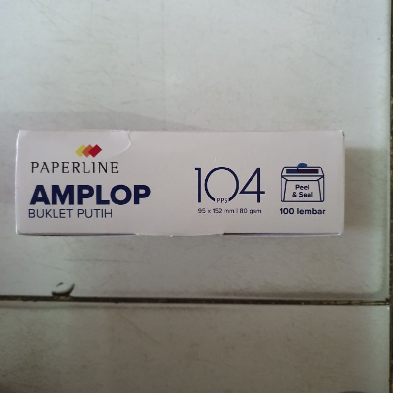 Amplop 104 polos paperline/ amplop putih kecil