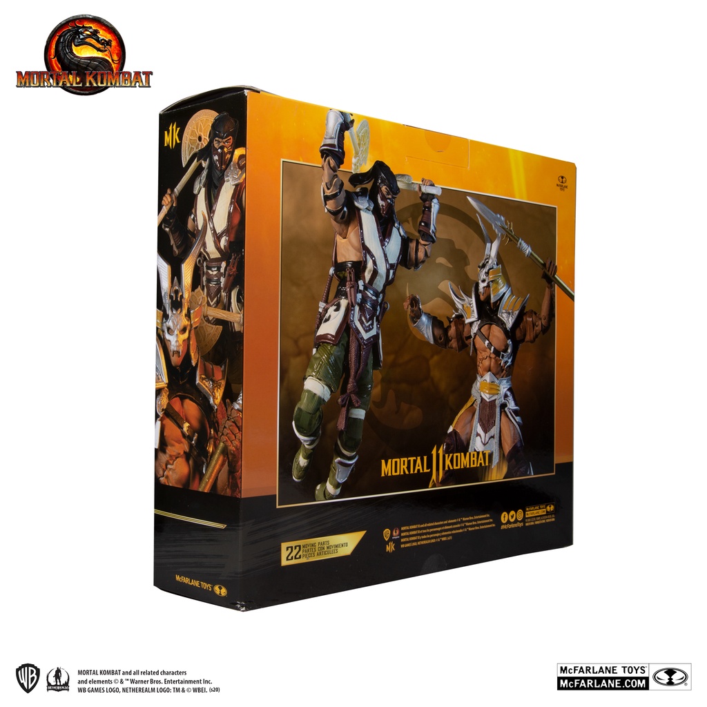 Figure Mortal Kombat Sub Zero VS Shao Kahn 2 pack