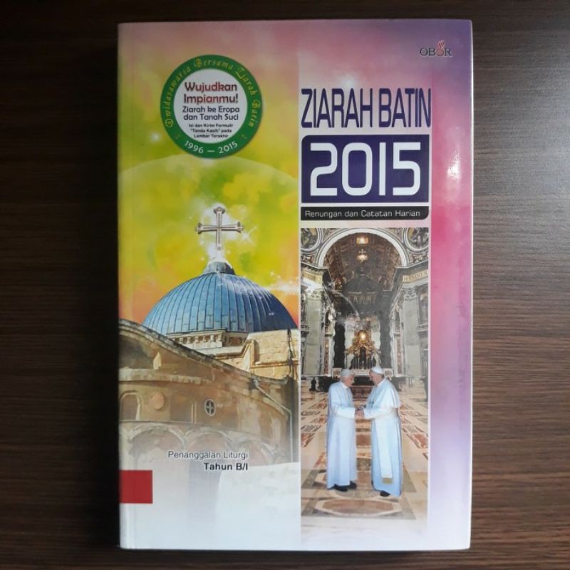 Buku Ziarah Batin 2015 Renungan dan Catatan Harian Obor Katolik