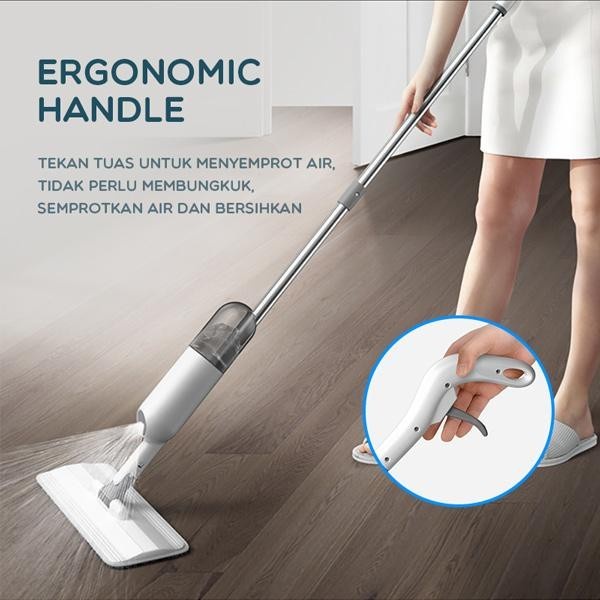 SAMONO Spray Mop Ultra 360 Derajat - Alat Pel Lantai Spray Pump 360