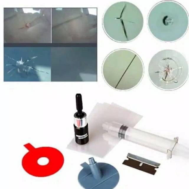 LEM KACA MOBIL ANTI RETAK WINDSHIELD REPAIR KIT [SWEETSPACE]