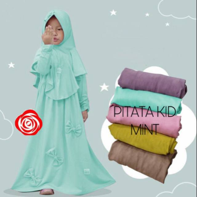 Gamis anak perempuan/busana muslim anak | Gamis Anak Perempuan 3-5tahun 3tahun 4tahun 5tahun