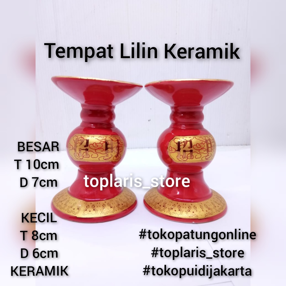 Tempat Kaki Lilin Keramik