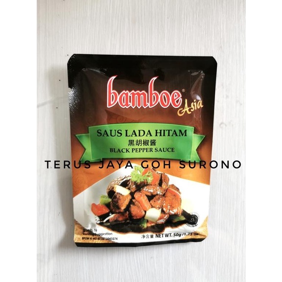 

Bamboe Lada Hitam Black Pepper Sauce