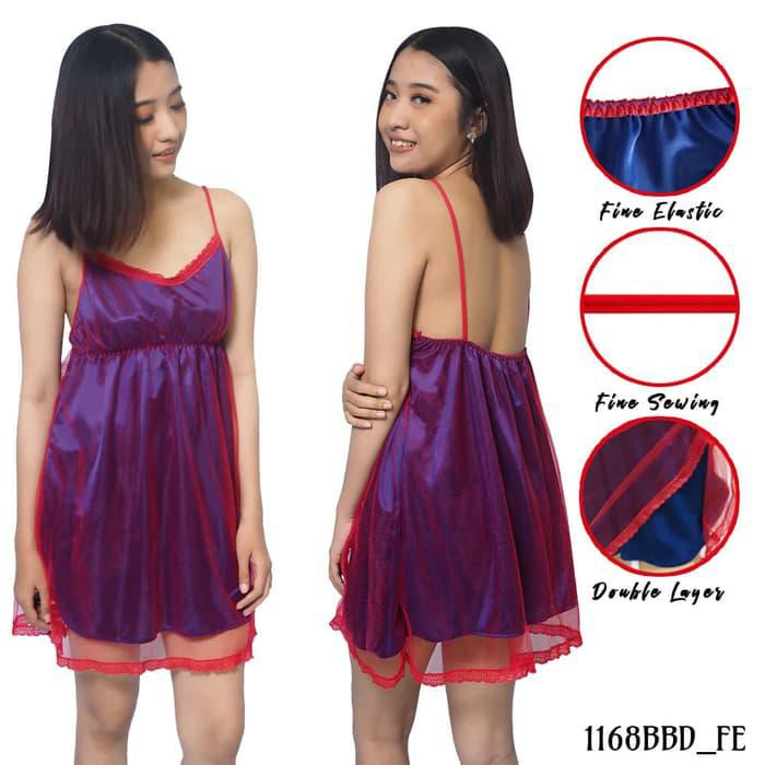 LINGERIE BAJU TIDUR BIRU 1168LBBD BY FOLVA KIMOCHI ME 