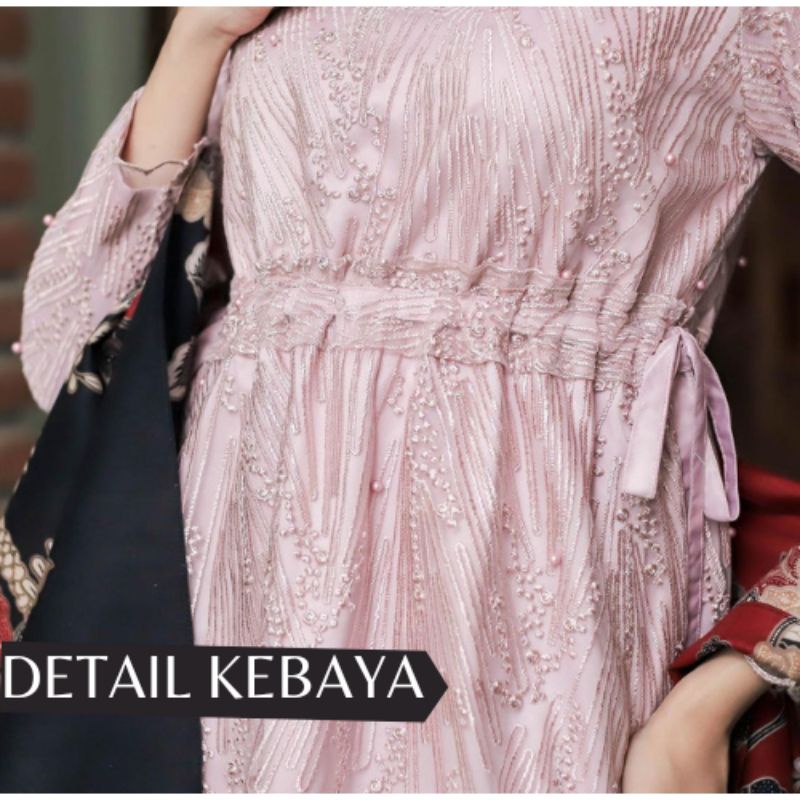 Batik Brokat Couple Kebaya Modern, Kebaya Tunangan Kebaya Lamaran, Kebaya Wisuda, Kebaya Kondangan-4