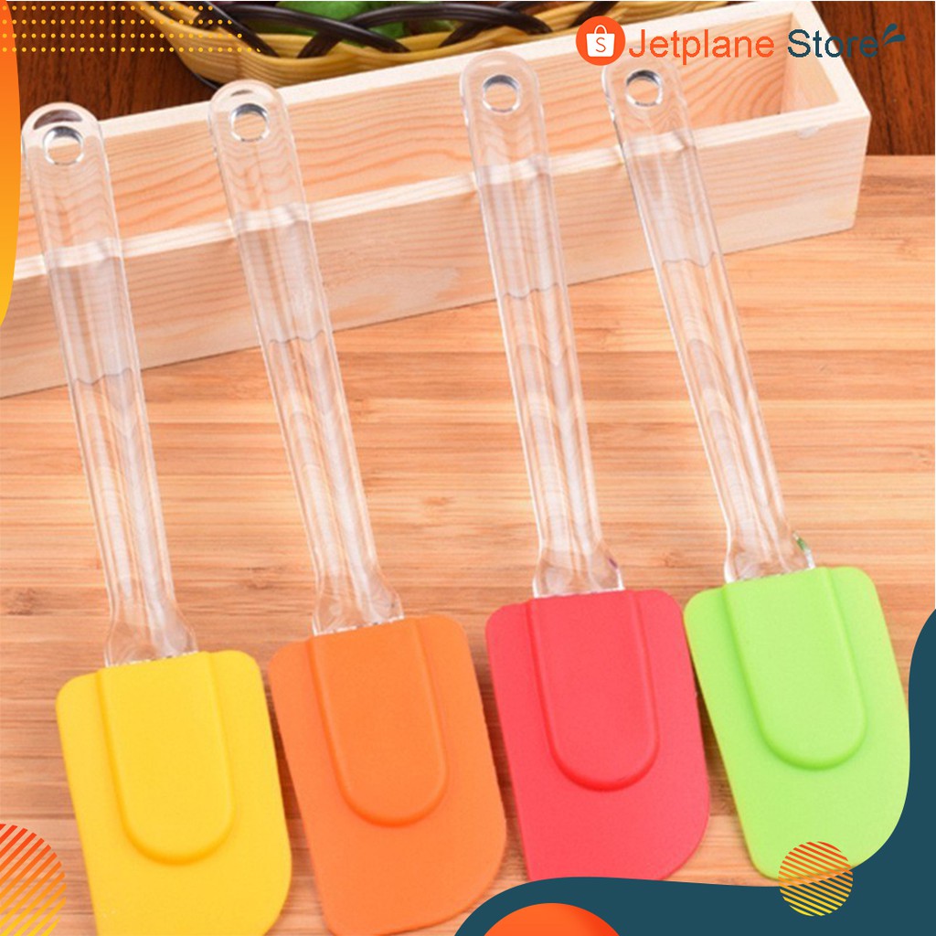 Spatula Kue Spatula Silikon Pengaduk Kue Adonan Anti Lengket