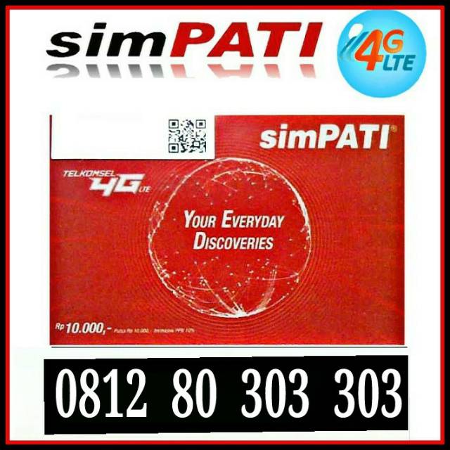 Kartu perdana sim card Kartu Hp Nomor Cantik Telkomsel simpati 4G edisi murah meriah