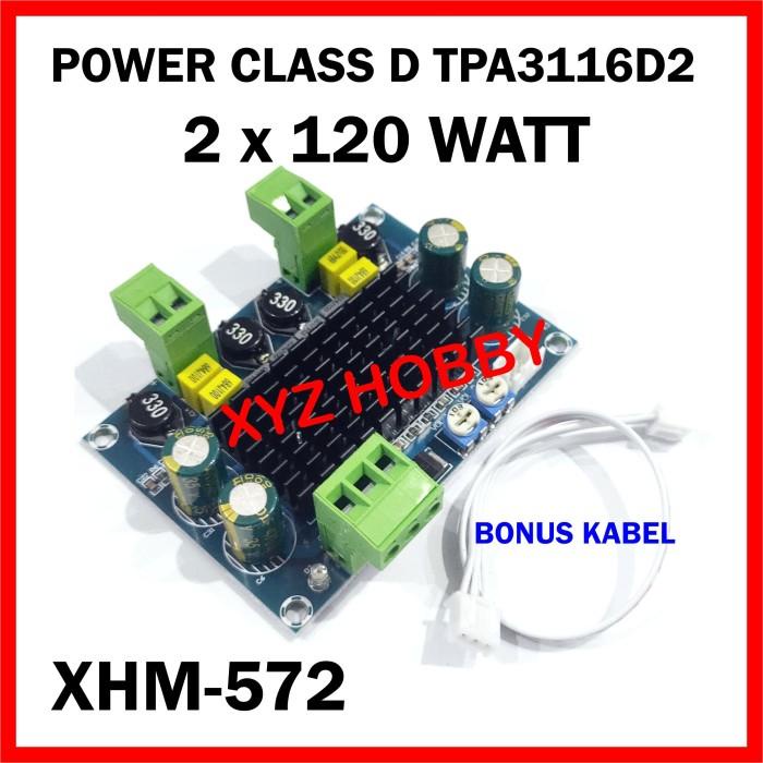XH-M572 TPA3116D2 Power Class D 2 x 120W Stereo TPA3116 3116 572