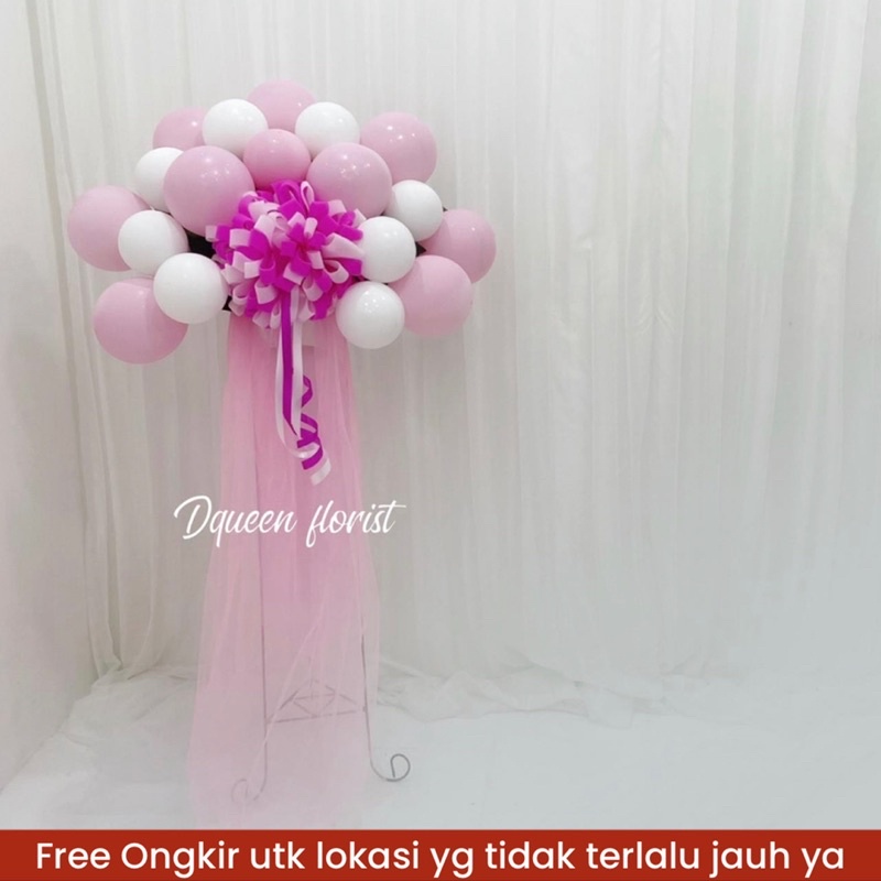 Standing  bunga dekorasi Balon Mewah Murah Meriah ulang tahun