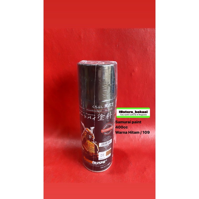 

Cat Semprot Pilox Samurai BLACK 109