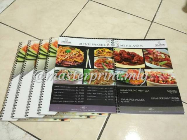 [Mp41] Desain Dan Cetak Buku Menu / Menu Book