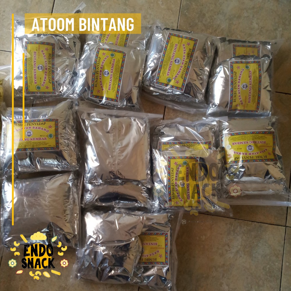 1 KG Bumbu ATOM BINTANG MDL-525 Bumbu Penyedap Rasa Ayam Bawang Baso Aci