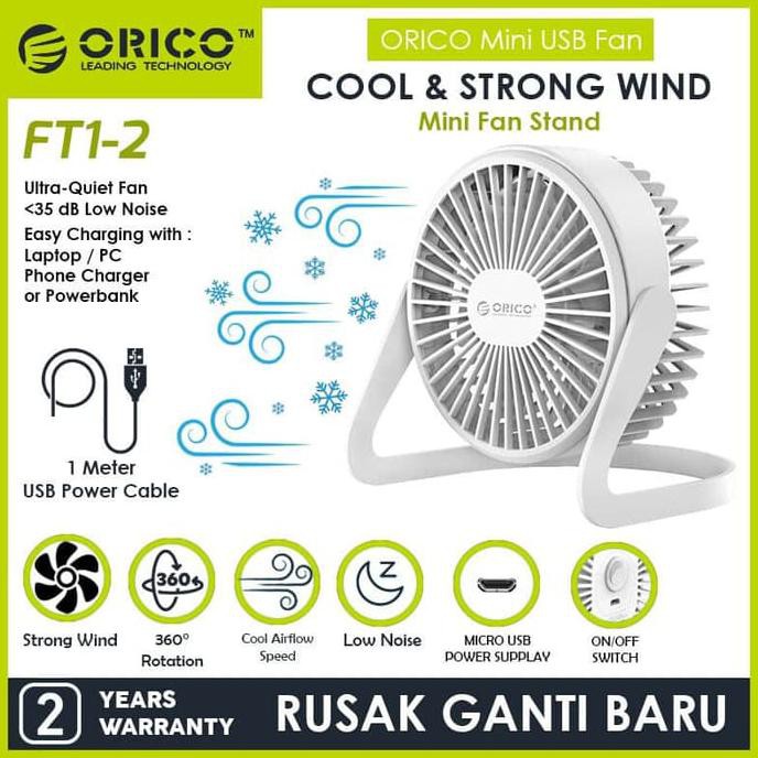 ORICO FT1-2 USB Mini Desk Fan TERLARIS