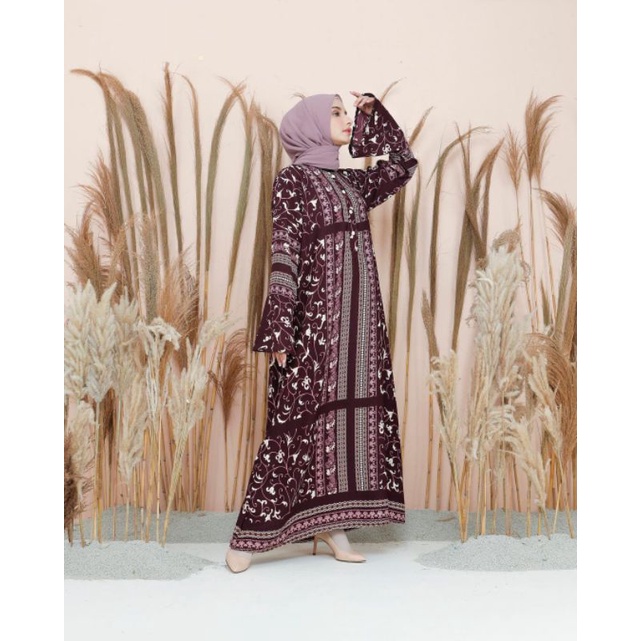 PAKAIAN MUSLIM WANITA - ZALIKA MAXY - DRESS WANITA - PAKAIAN TERLARIS