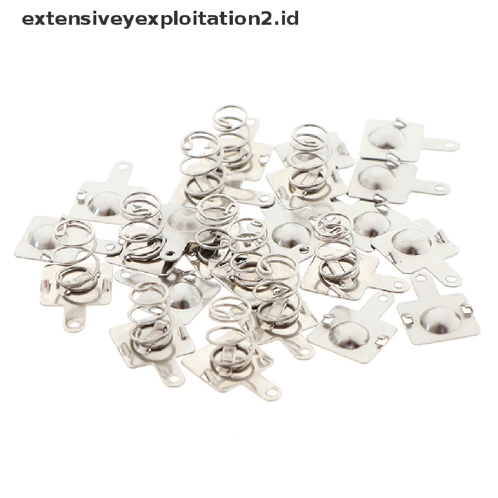 (Hotter) 1per10pasang Plat Metal Pengganti Aa/Aaa