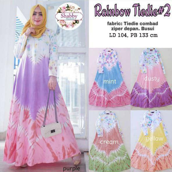 Grosir Gamis Rainbow Gamis Kaos Muslim