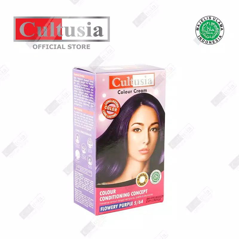 Cultusia Hair Color flowery purlpe 5/64 30 ML