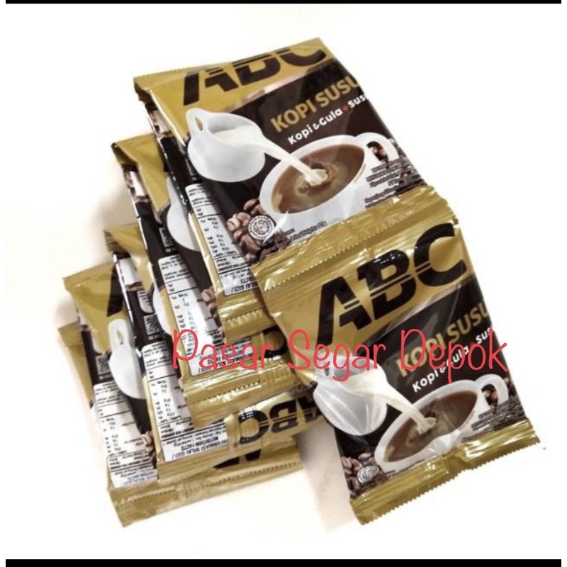 

Kopi ABC susu sachet per 1 renceng