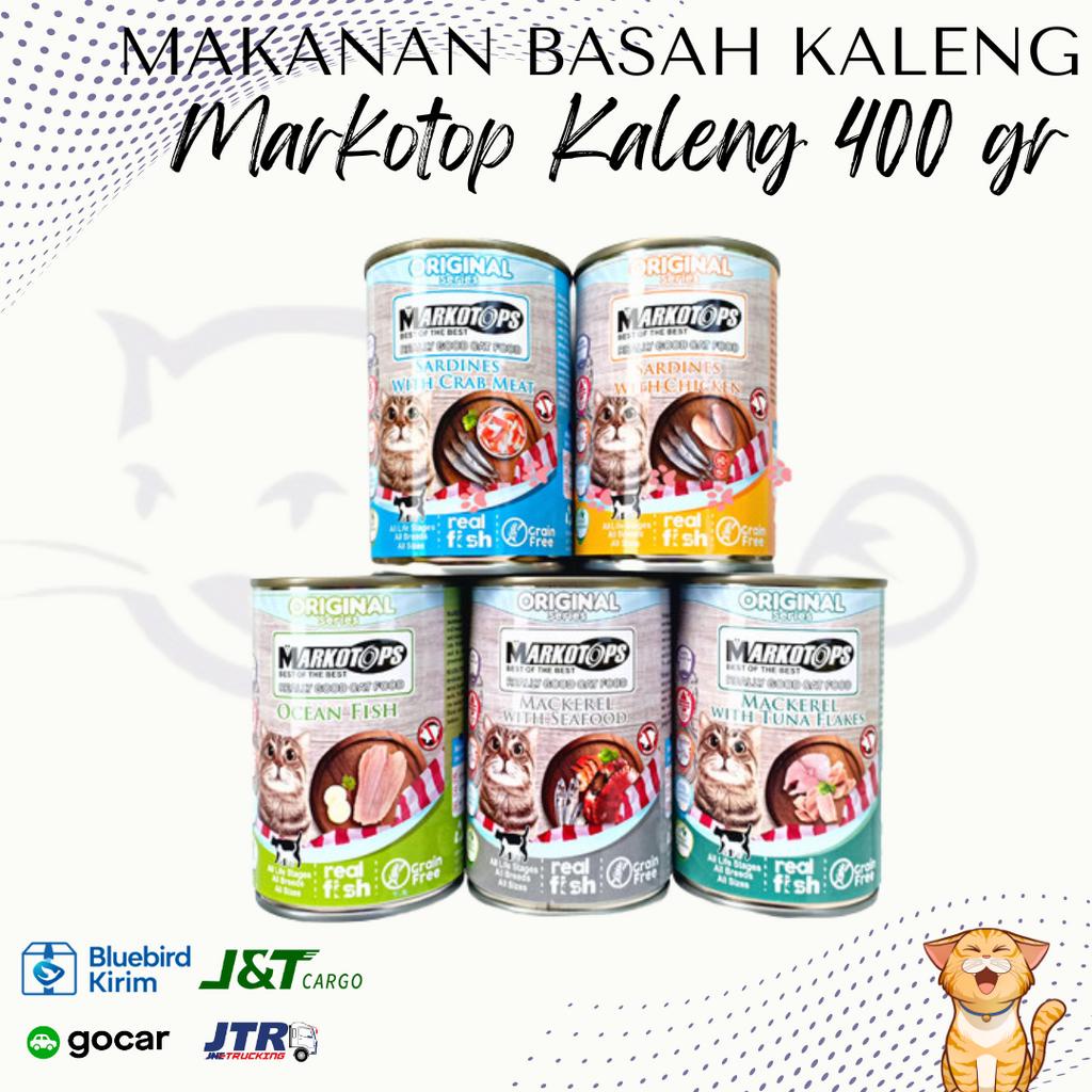 KHUSUS EKSPEDISI MARKOTOP ADULT 400GR MAKANAN KUCING KALENG