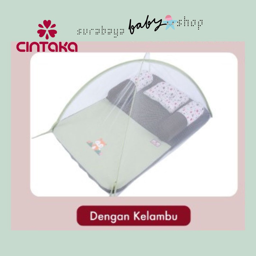 Cintaka Kasur Bayi Lipat + Kelambu Print Fox Series - CBK2841