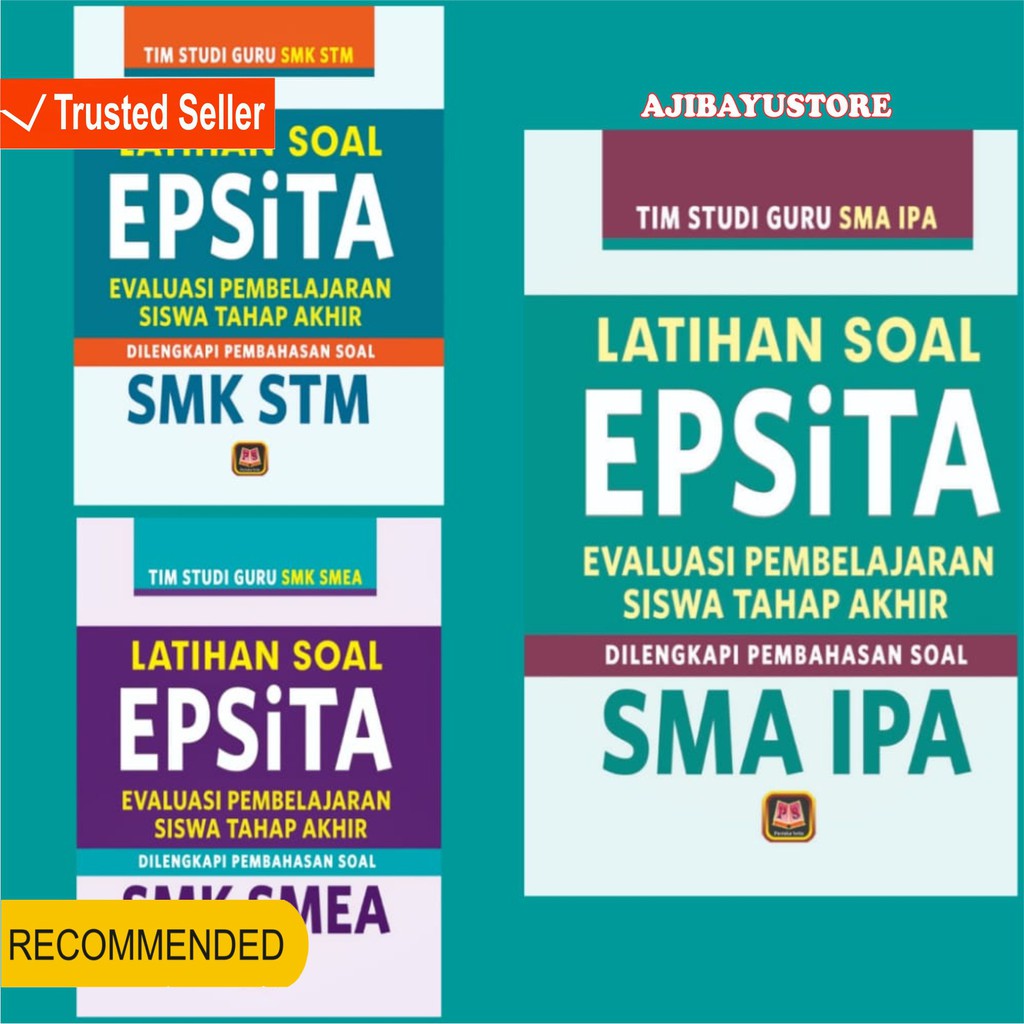 Jual Buku Latihan Soal Epsita Smk Smea Stm Sma Evaluasi Pembelajaran Siswa Tahap Akhir