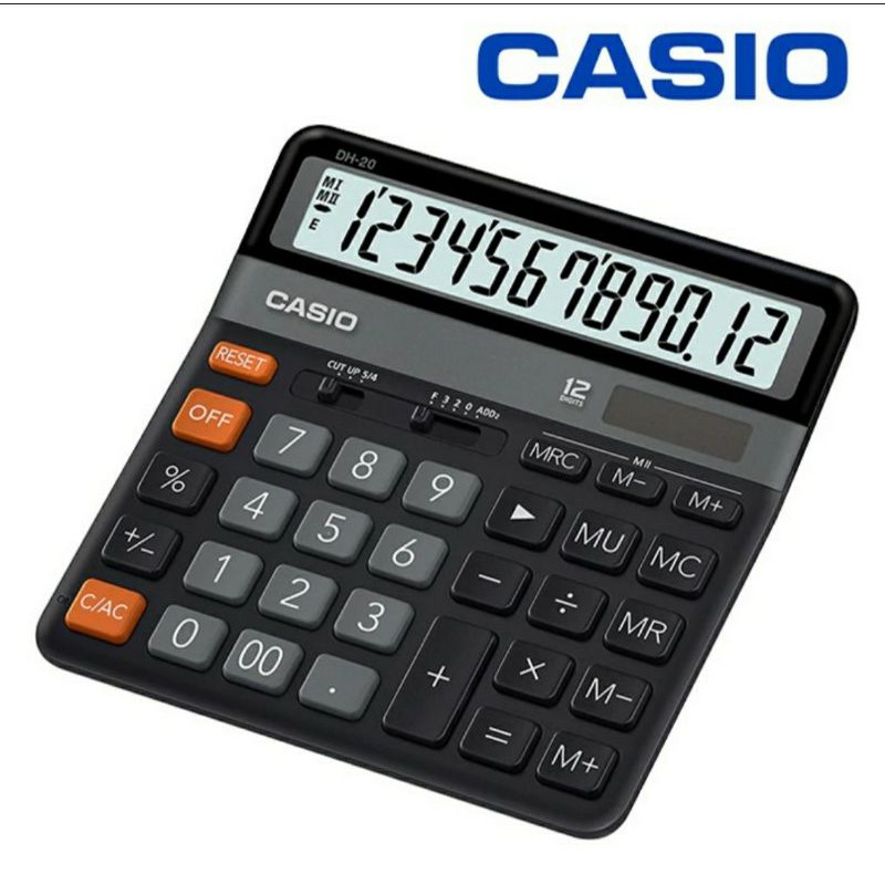 

Kalulator Casio DH-20 Brand New Model From CASIO - Black