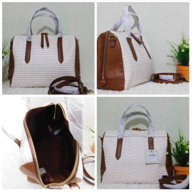 Fossil Sidney SatcheL White Multi