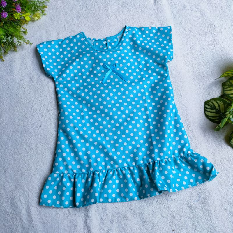 Dress Anak 1 2 3 4 Tahun karakter lucu kancing motif gemuk big size ( Dress karakter Sweet ) Fatonah  Shop