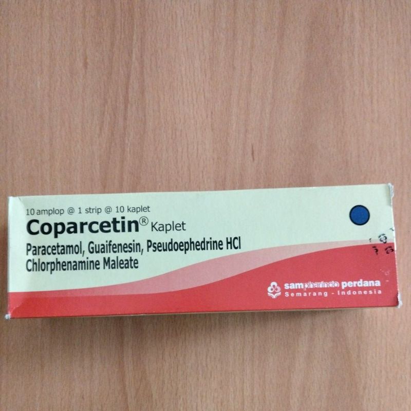 COPARCETIN TABLET /OBAT BATUK DAN PILEK