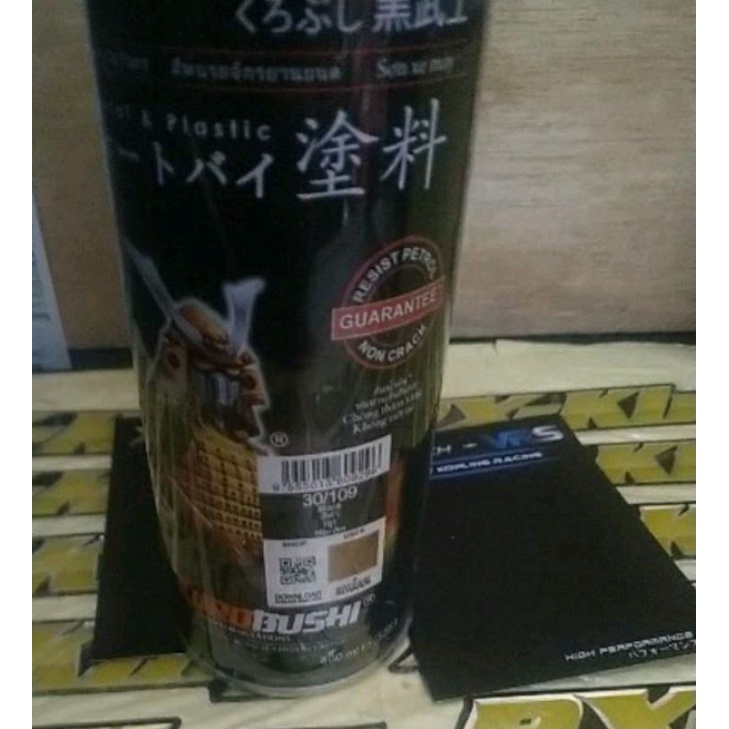 

Cat semprot samurai paint 109 hitam glosy kilap
